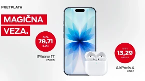 Najbolja kombinacija za putovanje - iPhone 17, AirPods 4 i m:tel Travel tarifa