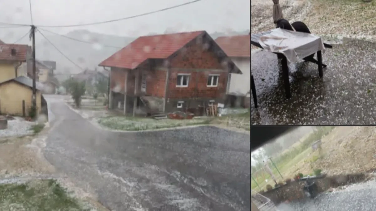 Nevrijeme protutnjalo dijelovima BiH: Danas stiže hladni front i donosi drastično osvježenje (FOTO/VIDEO)