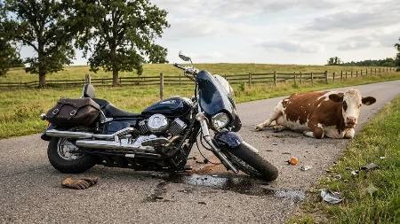Bileća: Motociklista teško povrijeđen nakon sudara s kravom