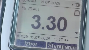 Državljanin BiH uhapšen u Crnoj Gori: Vozio sa čak 3,30 promila alkohola u organizmu!