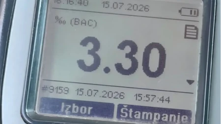 Državljanin BiH uhapšen u Crnoj Gori: Vozio sa čak 3,30 promila alkohola u organizmu!