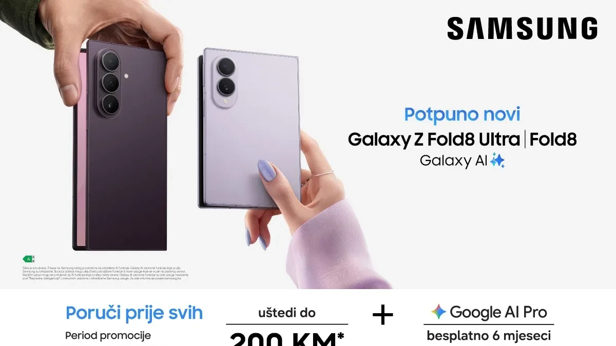 Naručite među prvima i uštedite: Galaxy Z Fold8 Ultra, Z Fold8 i Z Flip8
