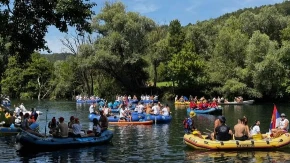 Počela Unska regata: Učestvuje više od 110 čamaca 