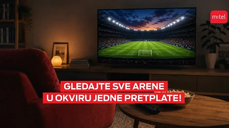 Sve Arene na jednom mjestu, uz jednu m:tel pretplatu: Reugovorite uslugu i nastavite uživati u vrhunskom sportu