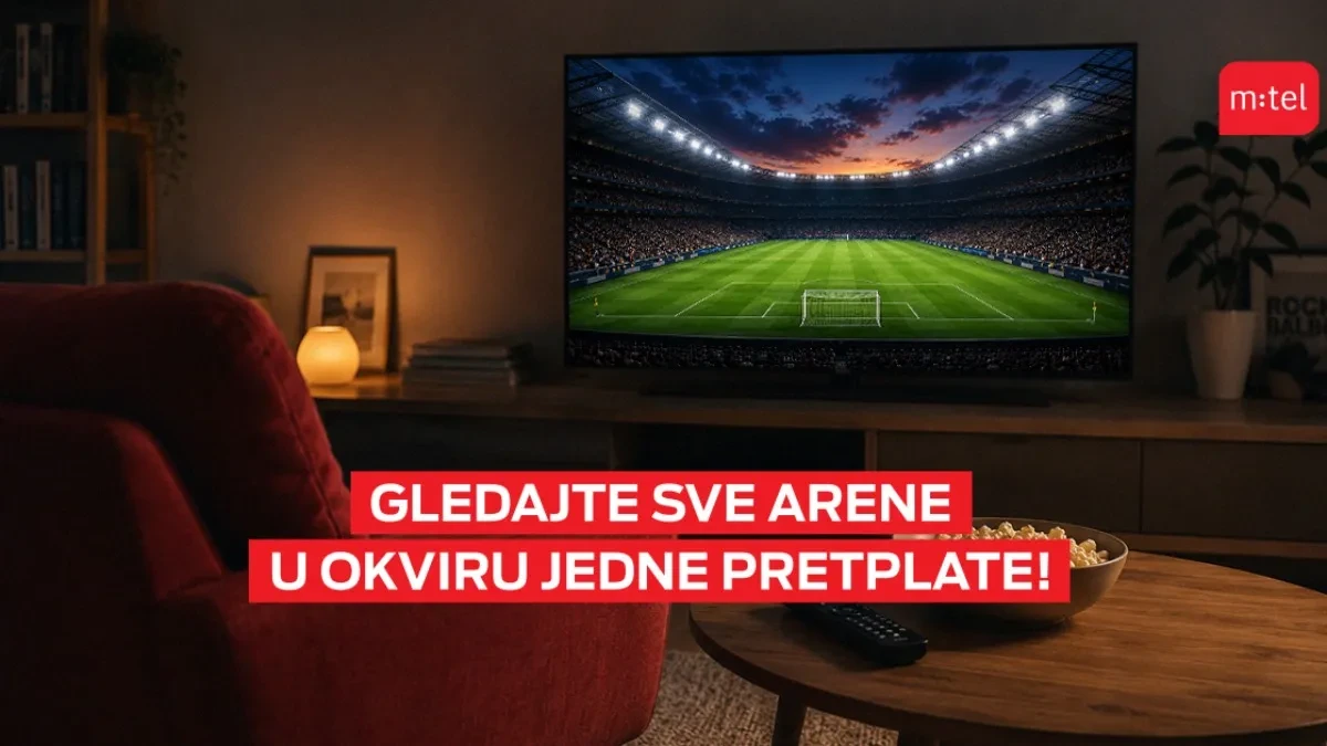 Sve Arene na jednom mjestu, uz jednu m:tel pretplatu: Reugovorite uslugu i nastavite uživati u vrhunskom sportu