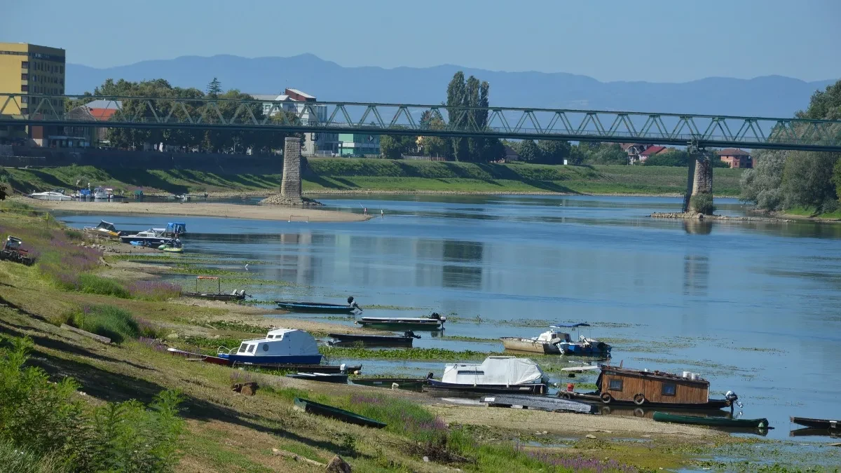 Rijeka koja jedva teče: Rekordno nizak vodostaj promijenio lice i narav Save u Gradišci (FOTO)