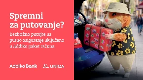 Spakujte kofere, a putno osiguranje prepustite Addiko paketima