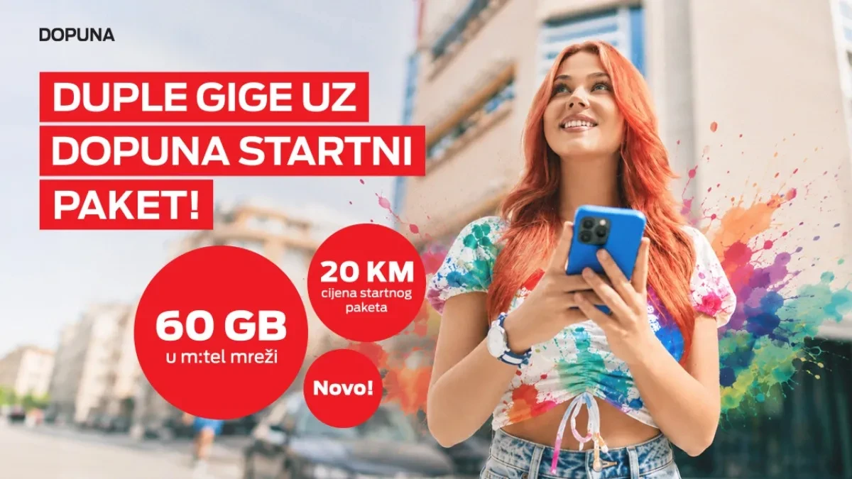 Ljeto je ljepše kada ne brojiš gigabajte: Duple gige uz Dopuna Start paket