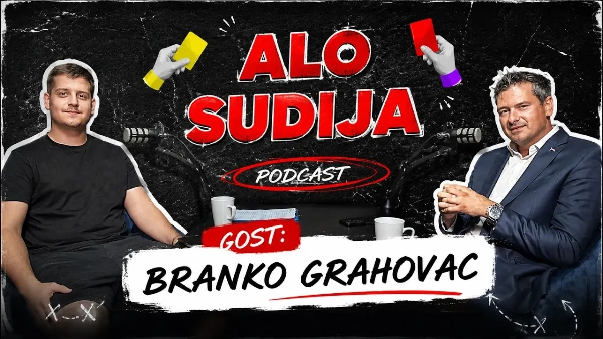 Grahovac u podkastu "Alo, sudija!?" iskreno o teškom djetinjstvu i duelu sa Mančester junajtedom: Nisam smio da se vratim kući bez uspjeha