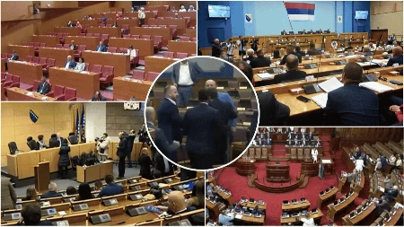 Skupštine u državama bivše Jugoslavije kao preslikane: Poslanici ne prezaju ni da uđu u fizički sukob