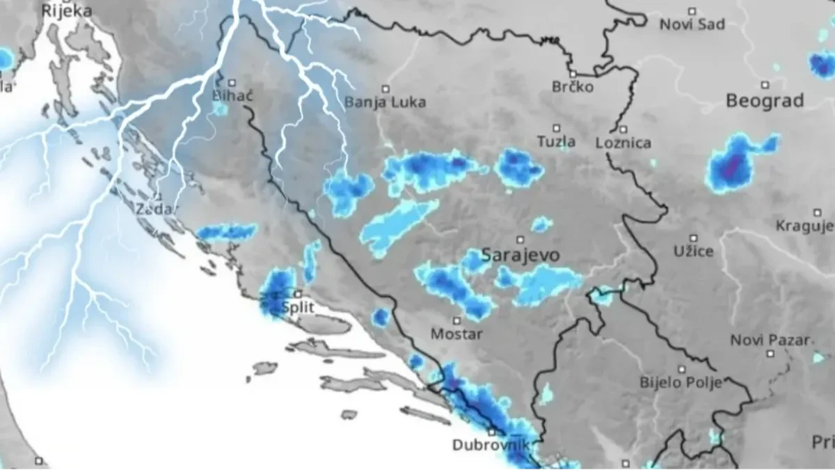 Nevrijeme stiže u BiH: Poznato koje će krajeve zahvatiti