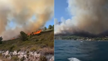 Јužna Evropa u plamenu, šumski požari doveli do masovnih evakuacija 
