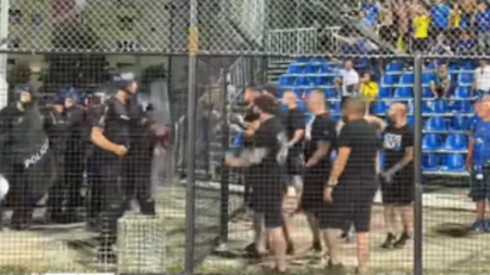 Divljanje Bugara na Gradskom stadionu: Navijači Levskog nasrnuli na policiju i udarali ogradu (VIDEO)
