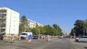 Kod "Audi servisa" u Banjaluci postavljen privremeni kružni tok
