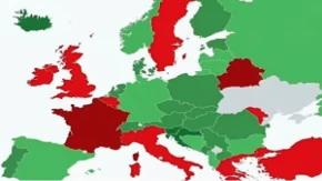 Šokantna mapa zapalila internet! Zapadna Evropa u crvenom, a BiH i region u vrhu najsigurnijih zona