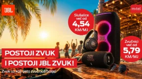 Uživajte u ljetu uz vrhunski JBL zvuk i uređaje dostupne u m:tel ponudi