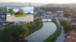 Povjerioci hoće da prodaju kružni tok na ulazu u Teslić