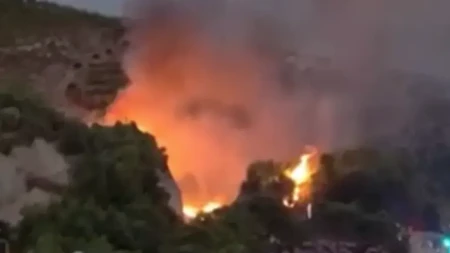 Zbog požara zatvoren magistralni put kod Omiša