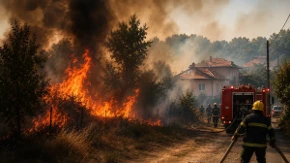 Serija požara na dobojskom području: Izgorjela porodična kuća u Bušletiću