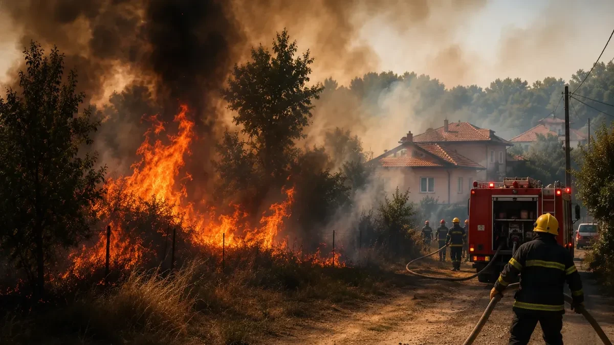 Serija požara na dobojskom području: Izgorjela porodična kuća u Bušletiću