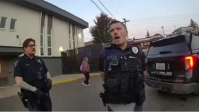 Lažni policajac patrolirao ulicama, pa naletio na "kolege" (VIDEO)