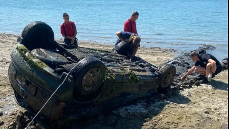 Nizak vodostaj Dunava otkrio automobil ukraden prije 13 godina: "Plakao sam"