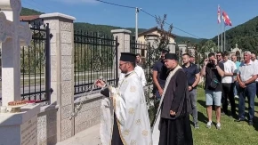 U manastiru Rmanj služena liturgija: Dodik i Vučić danas sa episkopom Sergijem