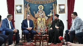 Zvaničnici Srpske i Srbije sa episkopom Sergijem: Važno je da Srbi ne žele da prodaju svoja imanja