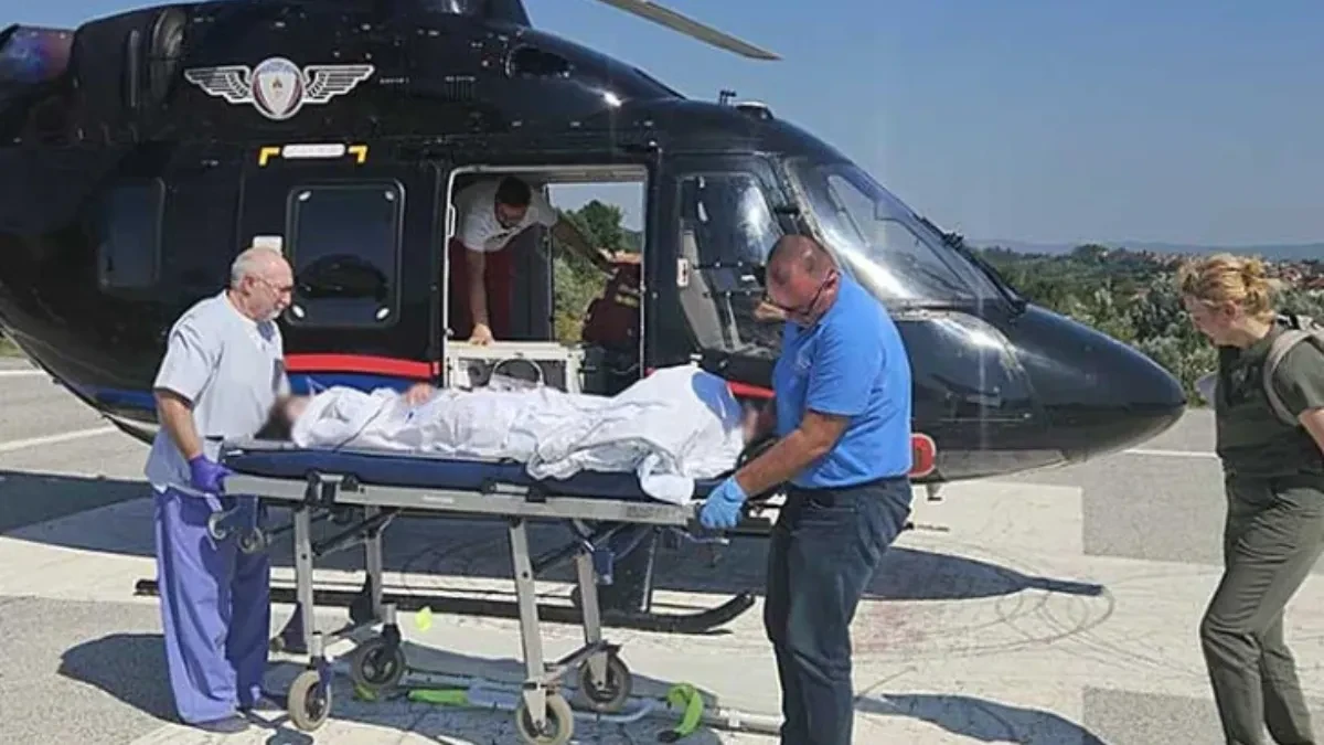 Povrijeđena djevojka helikopterom prevezena iz Foče u Banjaluku