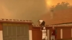 Dramatično u Deliblatskoj peščari: Vatra stigla do samih kuća, narod bježi (VIDEO)