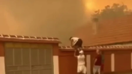 Dramatično u Deliblatskoj peščari: Vatra stigla do samih kuća, narod bježi (VIDEO)