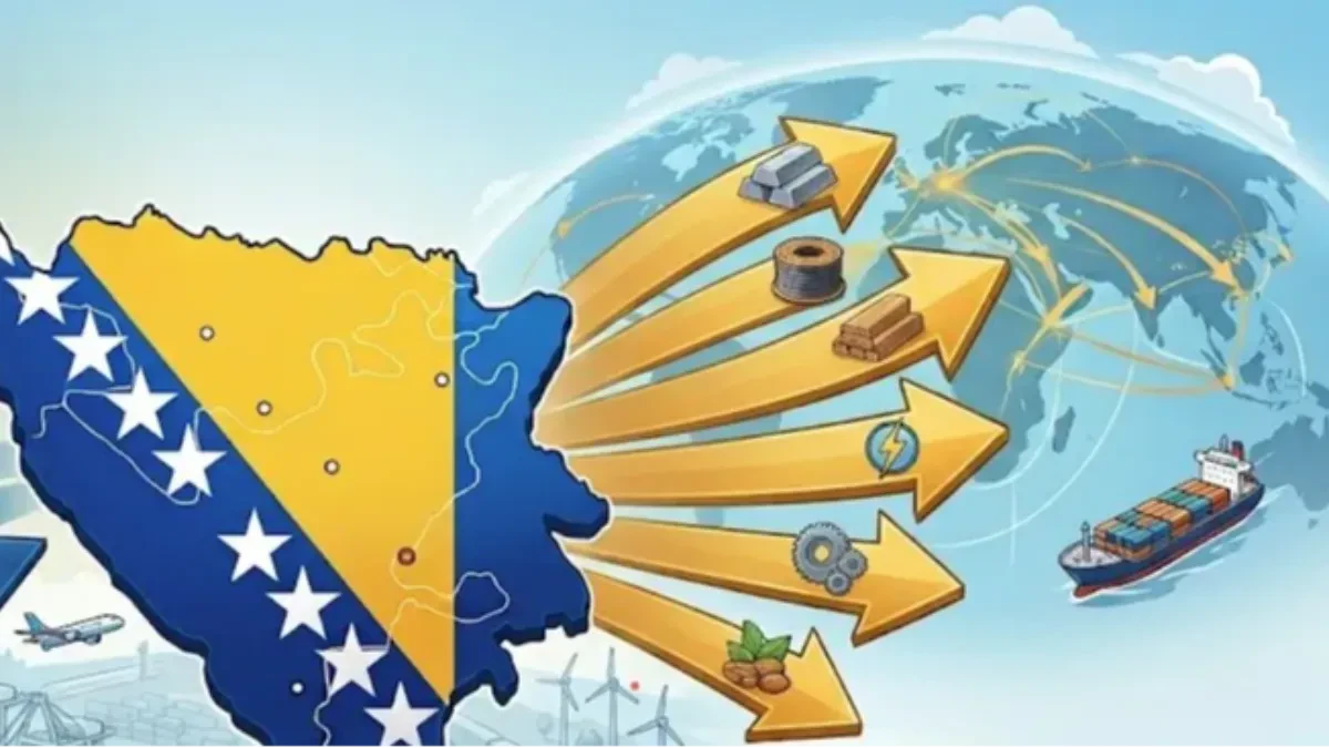 Izvoz robe iz BiH za sedam mjeseci 10,5 milijardi KM