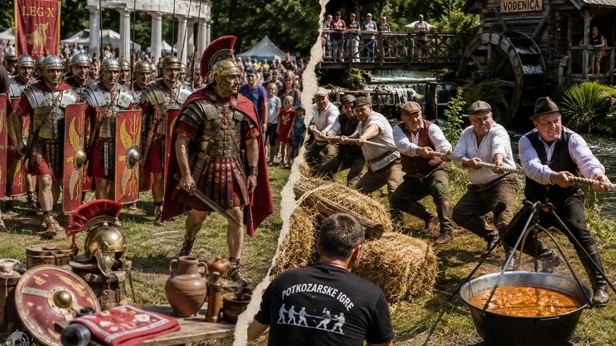Rimski festival i Potkozarske seoske igre u Gradišci: "Sukob" istoka i zapada