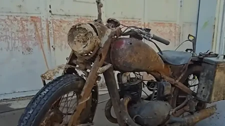 Misterija iz Dunava: Nacistički motocikl 81 godinu čuvao mračnu tajnu (VIDEO)