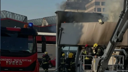 Veliki požar u Novom Sadu: Čule se detonacije, ima povrijeđenih (VIDEO)