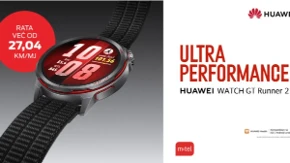 Trčite pametnije uz Huawei Watch GT Runner 2: Iskoristite 160 KM popusta u m:tel ponudi