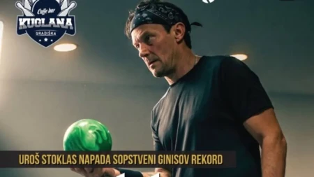 Uroš Stoklas u Gradišci obara Ginisov rekord: Kuglaće 25 sati bez prestanka