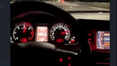 Divljao auto-putem kod Banjaluke (VIDEO)