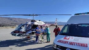 Dječak helikopterom hitno prevezen iz Banjaluke u Beograd