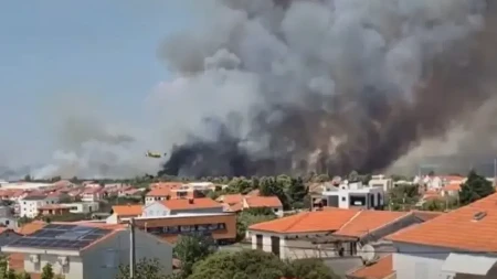Veliki požar kod Zadra