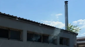 Požar u TC "Zenit": Vatrogasci na terenu
