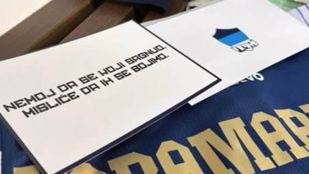 Nemoj da se koji sagnuo: Manijaci posebnom porukom motivisali Željine fudbalere pred utakmicu (FOTO)