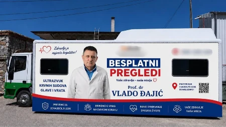 Đajić (ponovo) pomjerio granice: Doktor na točkovima ili političar u kampanji?