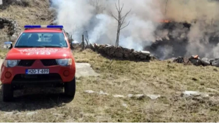 Novi Grad: Policija utvrđuje okolnosti požara u Gornjem Vodičevu