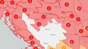 Crveni se mapa Republike Srpske