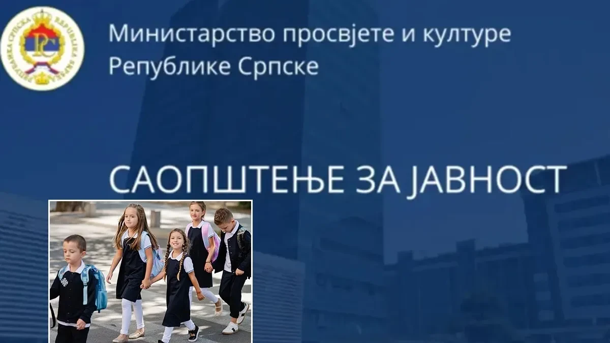 Oglasilo se Ministarstvo: Banjaluka nema saglasnost za školske uniforme