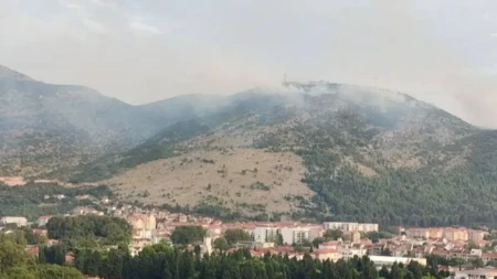 Identifikovana dva maloljetnika koja su izazvala požar u Trebinju