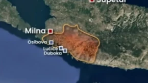 Satelitski snimci otkrili koliko je požar na Braču ogroman: Vatra zahvatila 14 odsto ostrva