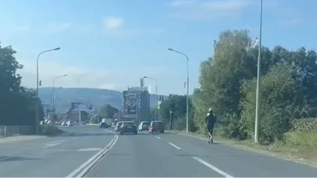 Trotinetom vozio 60 km/h (VIDEO)