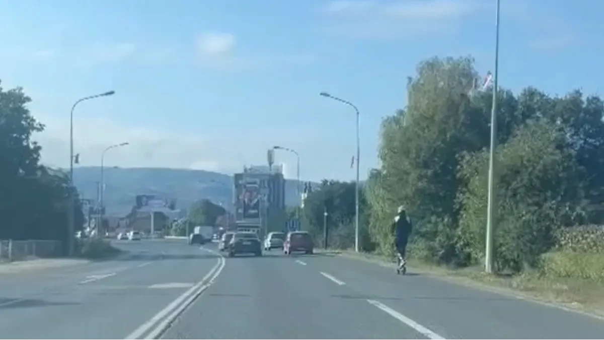 Trotinetom vozio 60 km/h (VIDEO)
